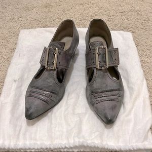 John Fluevog lilac pilgrims size 8